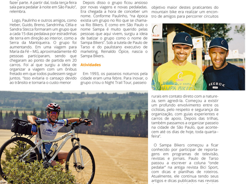 Revista Bicicleta nº 34 - História – 20 anos de Sampa Bikers