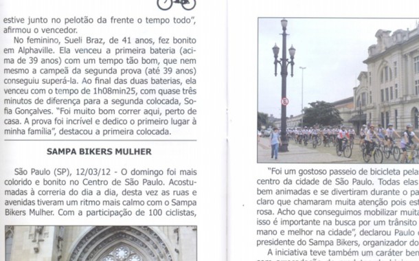 Revista Bici News 43 – por dentro do setor – Sampa Bikers Mulher
