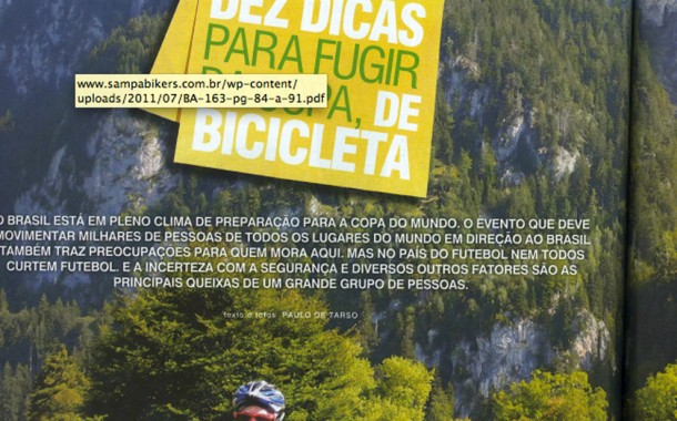 Revista Bike Action – 10 dicas para fugir da Copa de Bicicleta