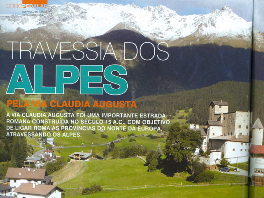 Revista Bike Action – Onde Pedalar: Travessia dos Alpes pela Via Claudia Augusta